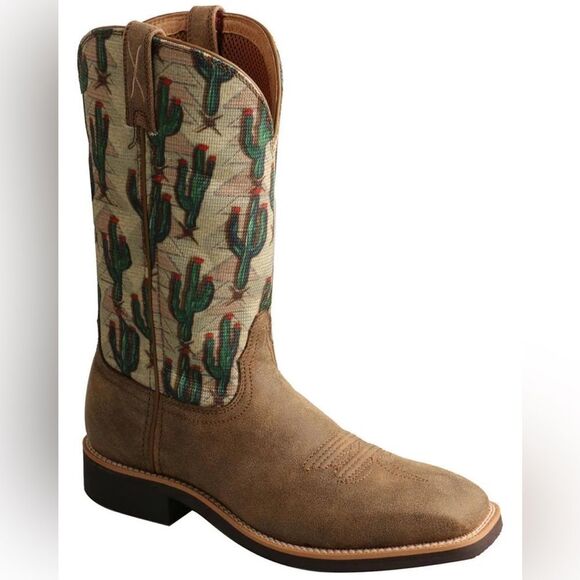 Twisted X Women’s Top Hand – Bomber/Cactus sz 9 - Picture 1 of 6